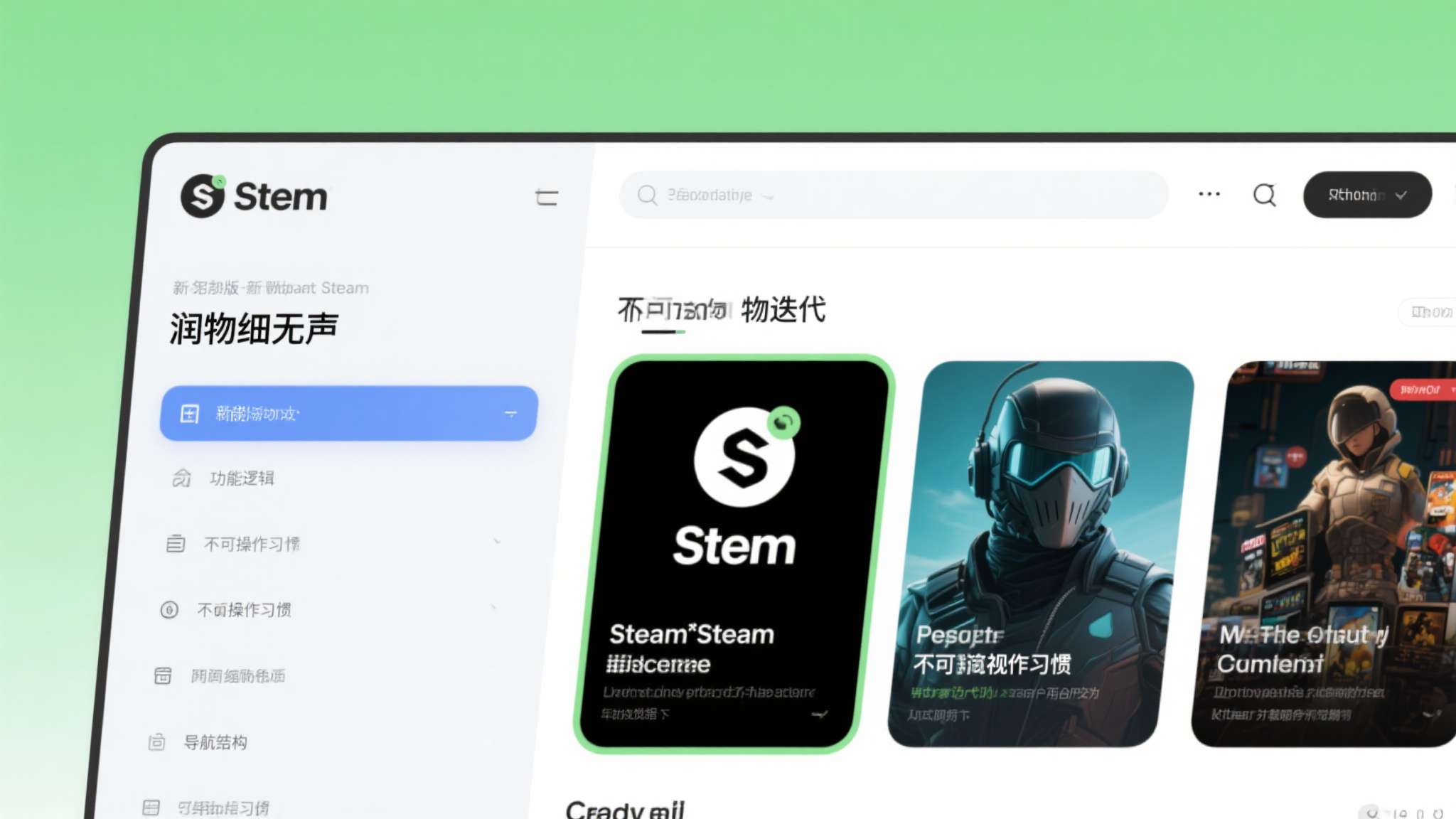 steam冒险家商店 值得注意的是,此次改版并未改动Steam的核心功能逻辑与导航结构,属于典型的"润